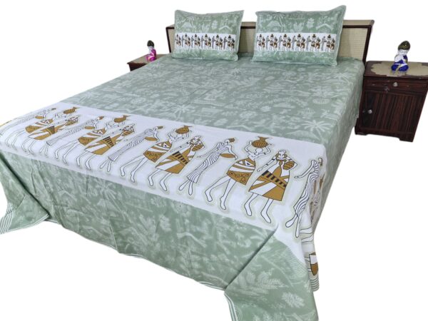 Traditional Jaipuri Cotton bedsheets super king size 9X9 feet double bed